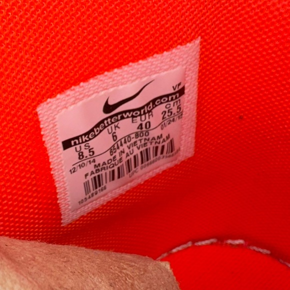 Nike Air Force One 1 High Top Hot Lava - Picture 5 of 5